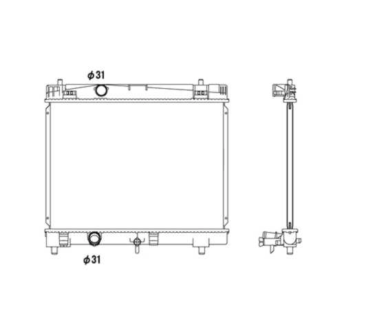 Radiator racire motor