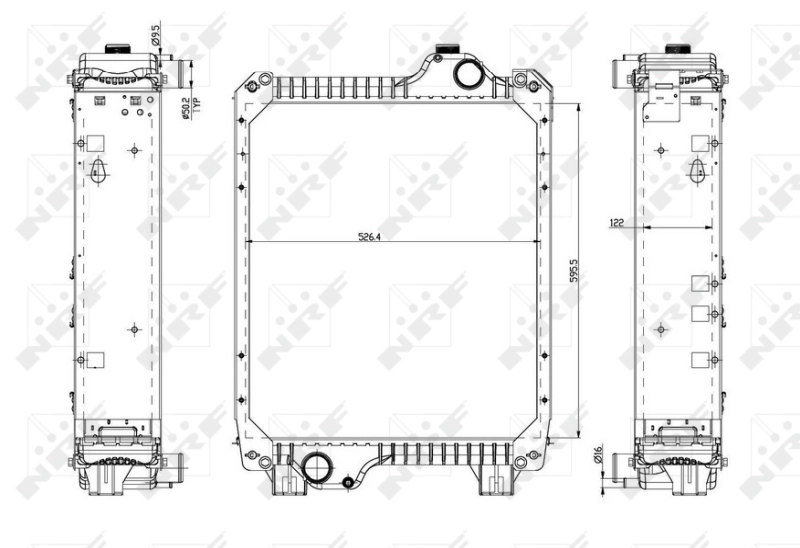 Radiator racire motor