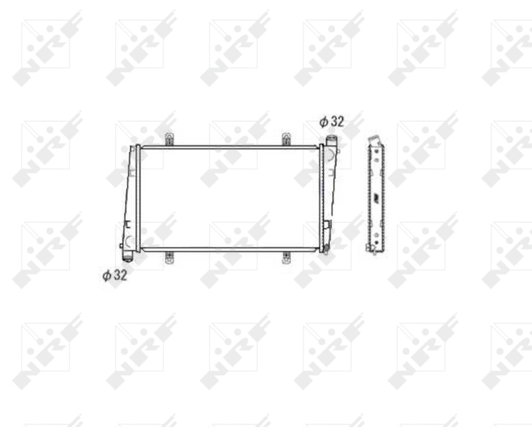 Radiator racire motor