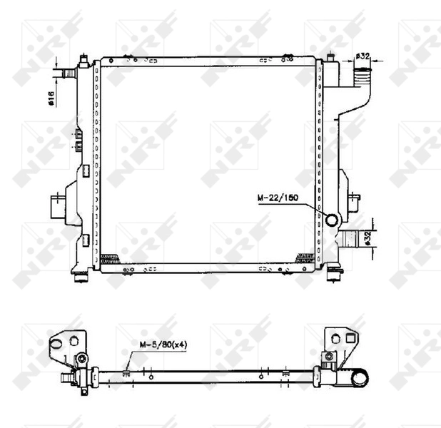 Radiator racire motor
