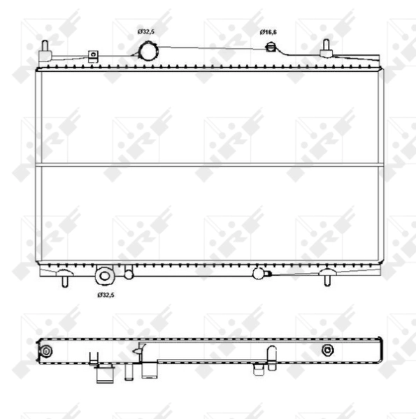Radiator racire motor