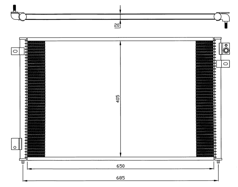 Radiator climatizare