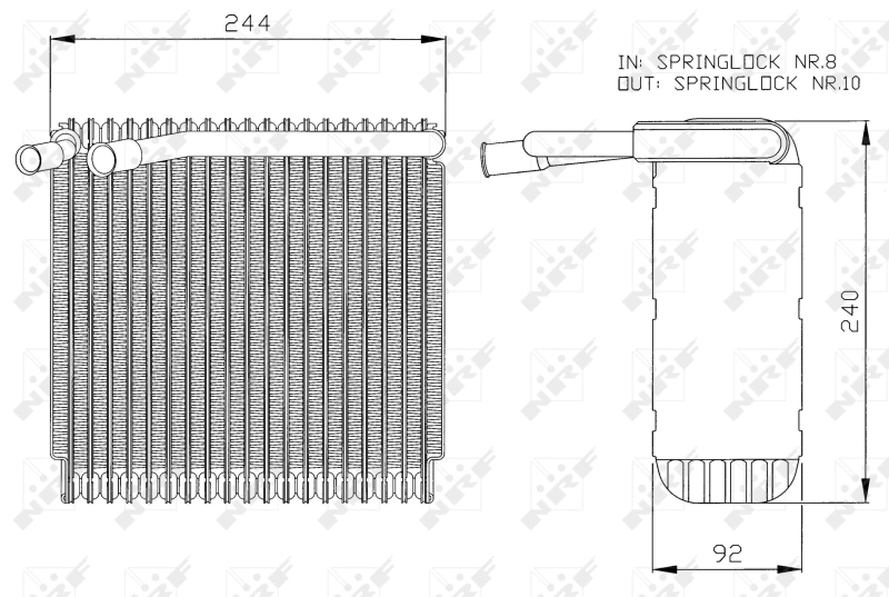 Evaporator aer conditionat