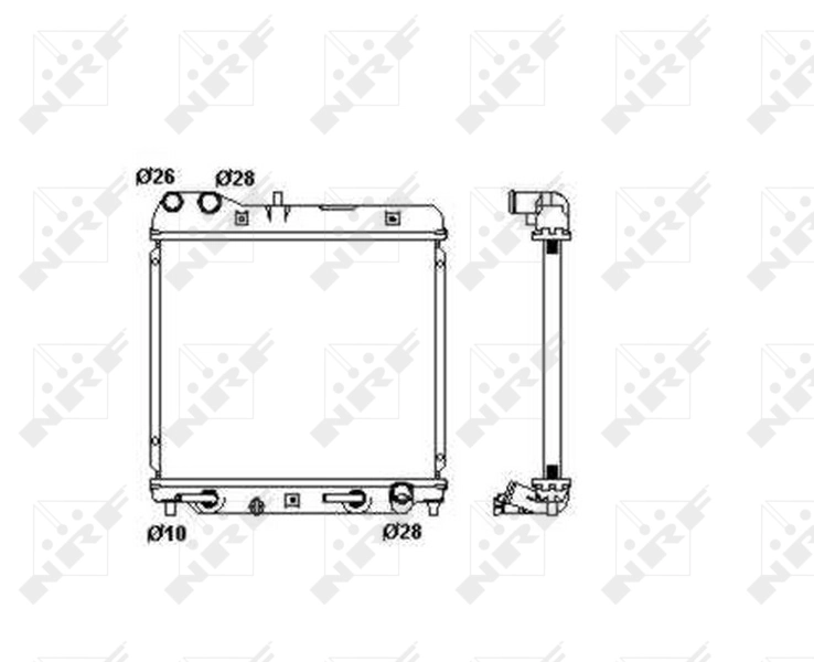 Radiator racire motor