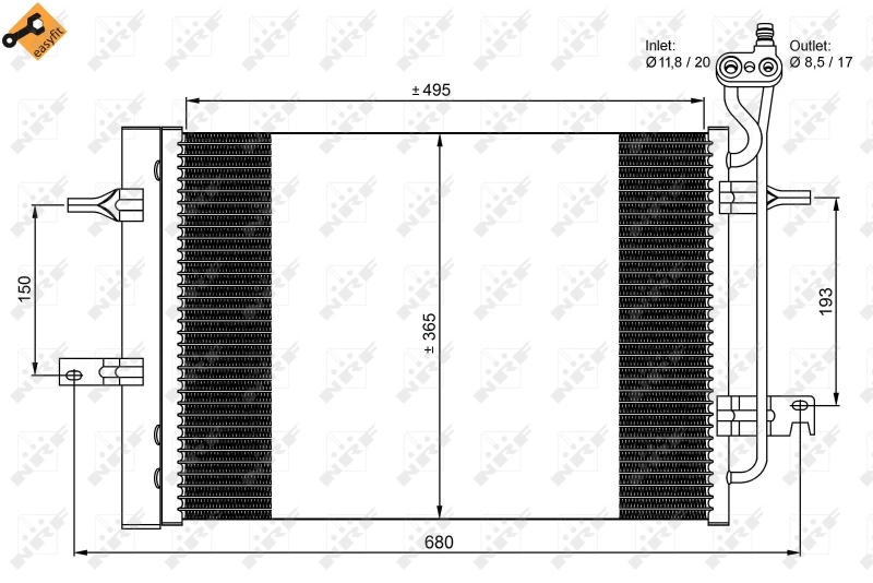 Radiator climatizare