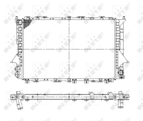 Radiator racire motor
