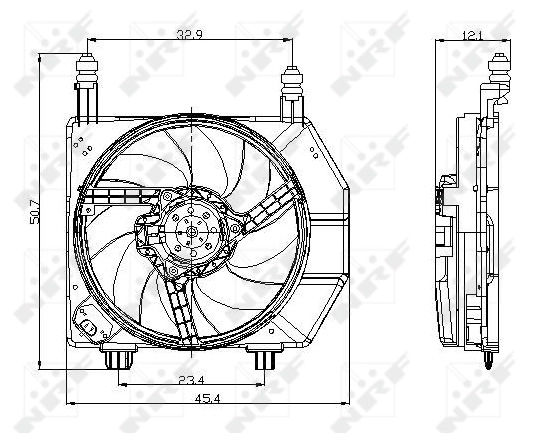 Ventilator radiator racire