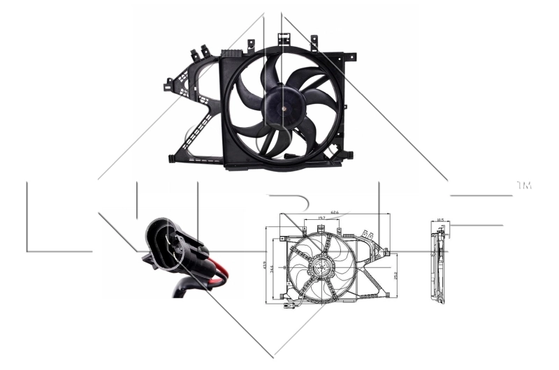 Ventilator radiator racire