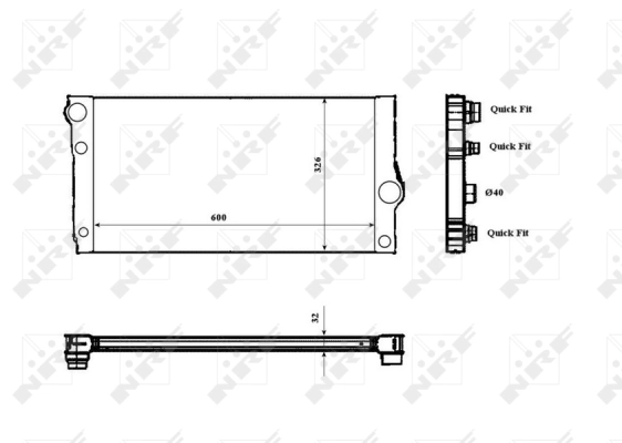 Radiator racire motor