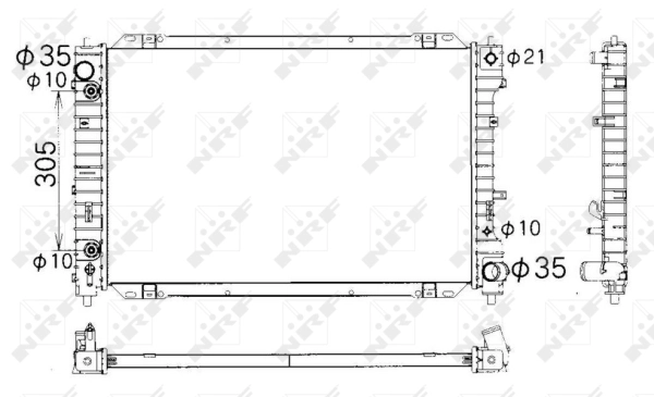Radiator racire motor