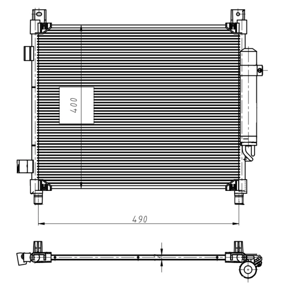 Radiator climatizare