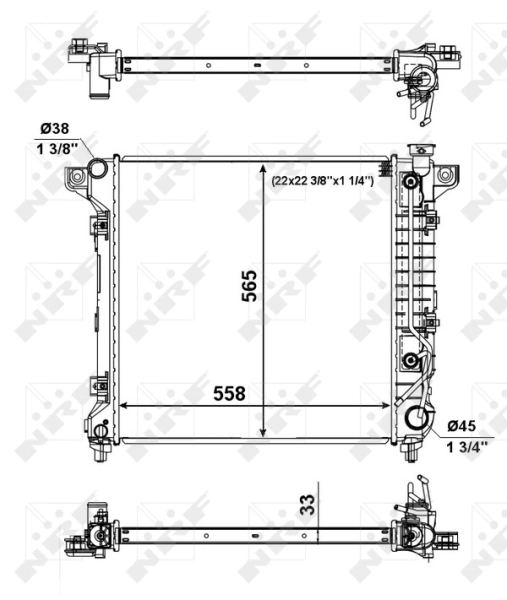 Radiator racire motor