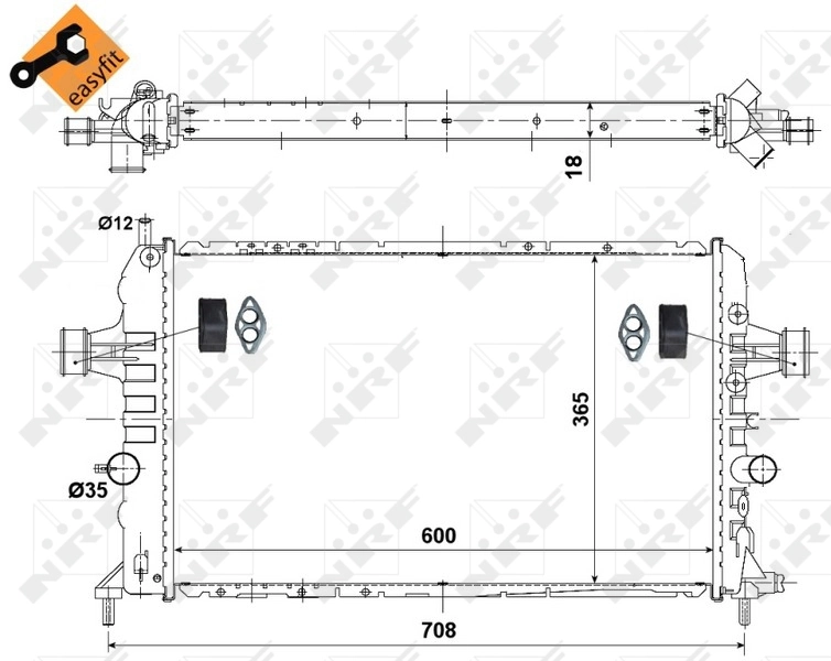 Radiator racire motor