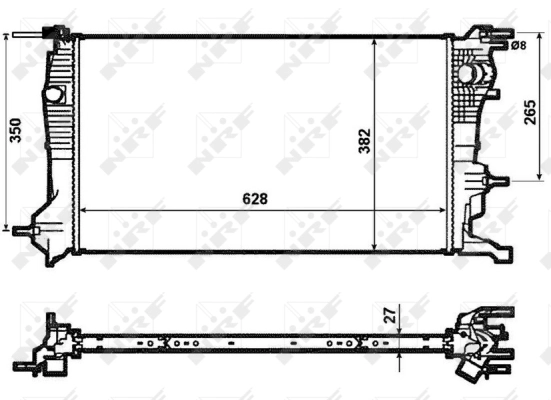 Radiator racire motor