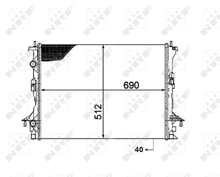 Radiator racire motor