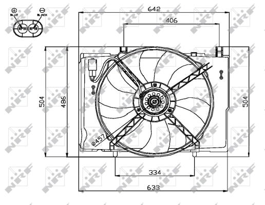 Ventilator radiator racire
