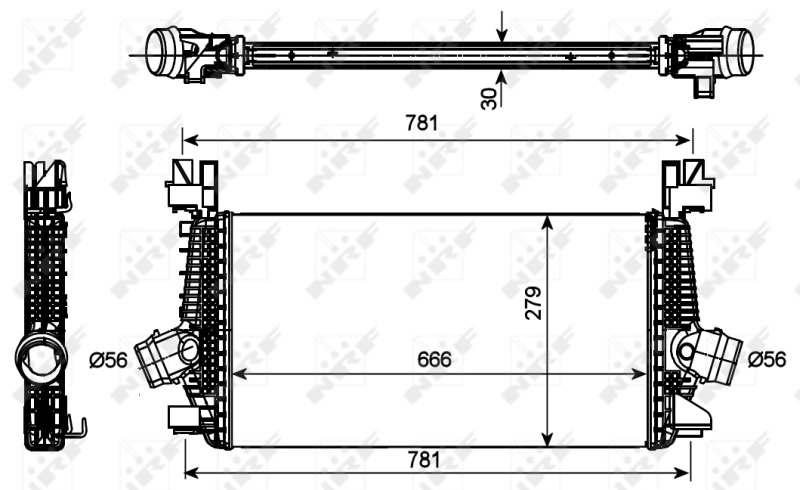 Intercooler, compresor