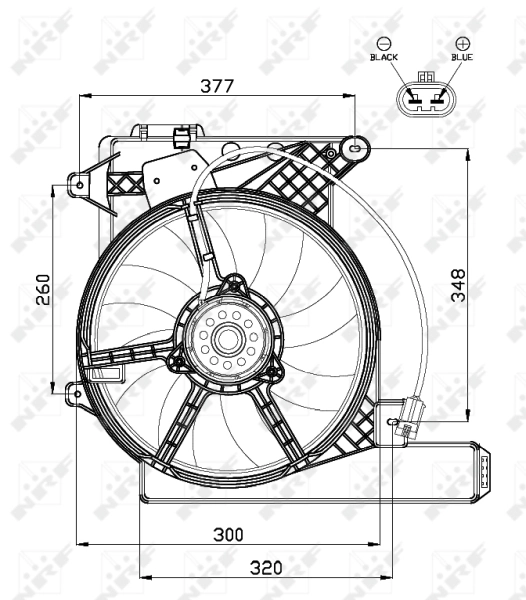 Ventilator radiator racire