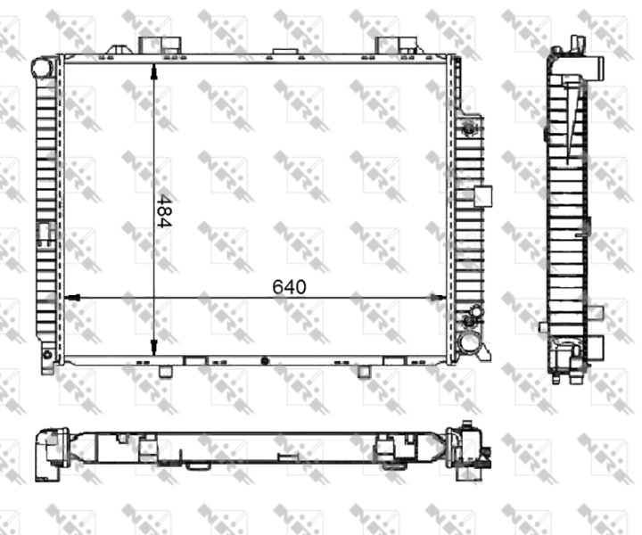 Radiator racire motor