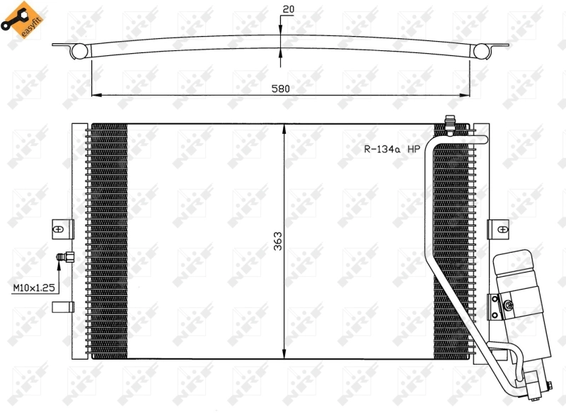 Radiator climatizare