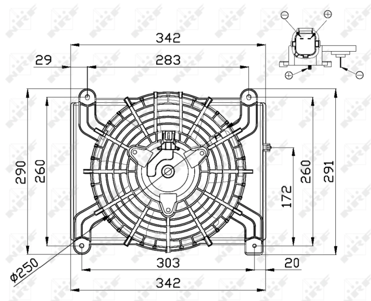 Ventilator radiator racire