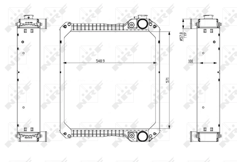 Radiator racire motor