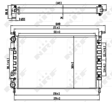Radiator racire motor