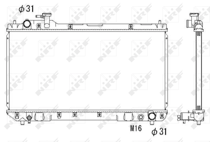 Radiator racire motor