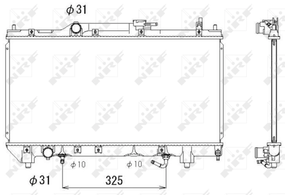 Radiator racire motor