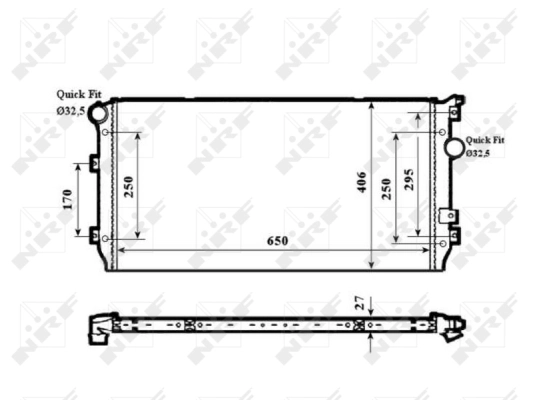 Radiator racire motor