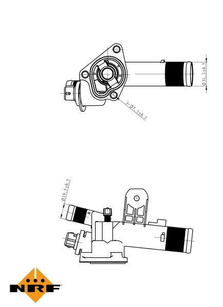 Termostat lichid racire