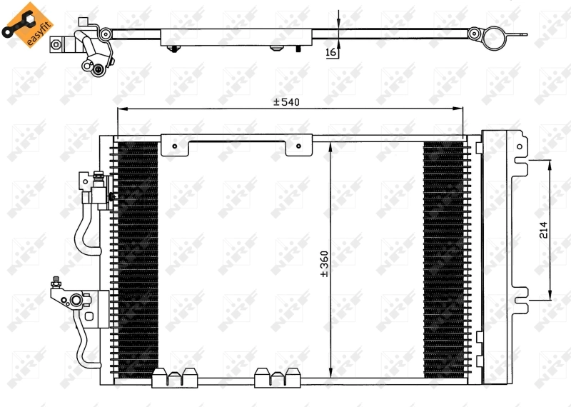 Radiator climatizare