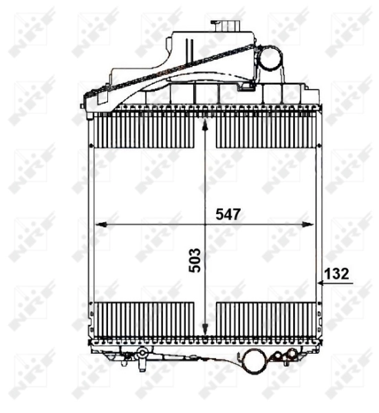 Radiator racire motor