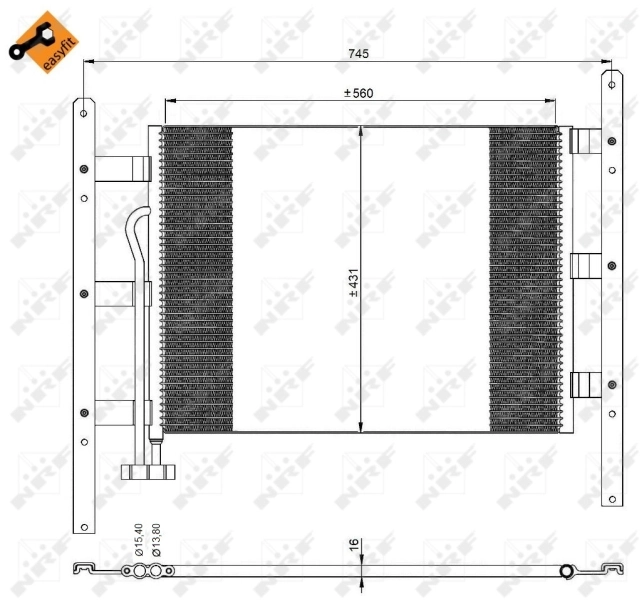 Radiator climatizare