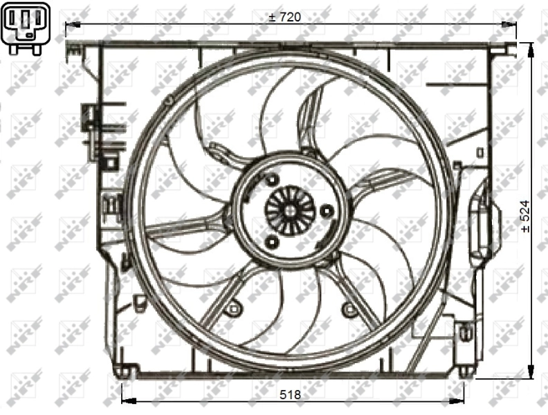 Ventilator radiator racire