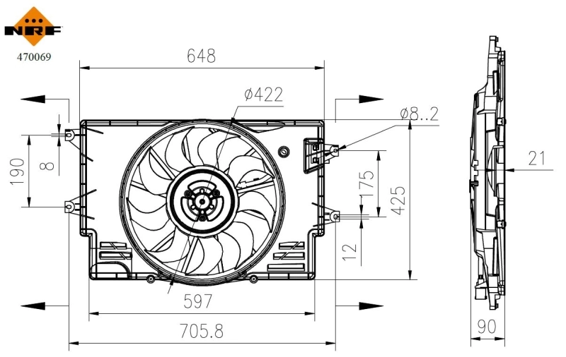 Ventilator radiator racire