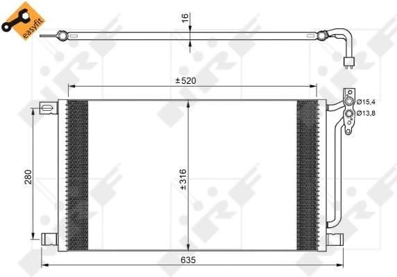 Radiator climatizare
