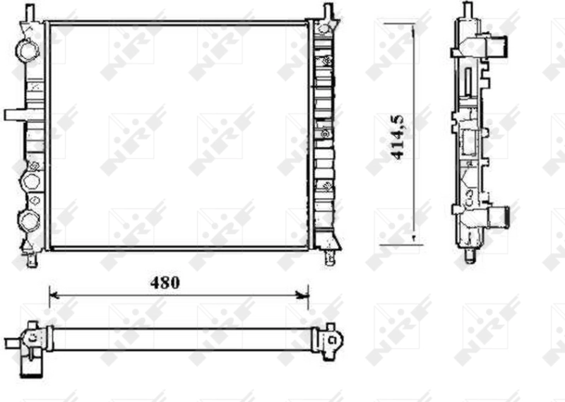 Radiator racire motor