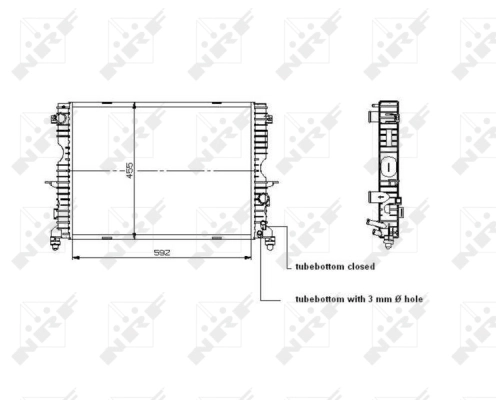 Radiator racire motor