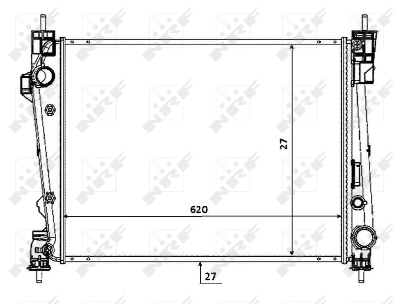 Radiator racire motor