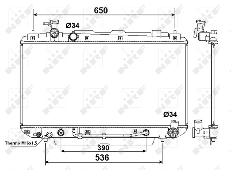 Radiator racire motor