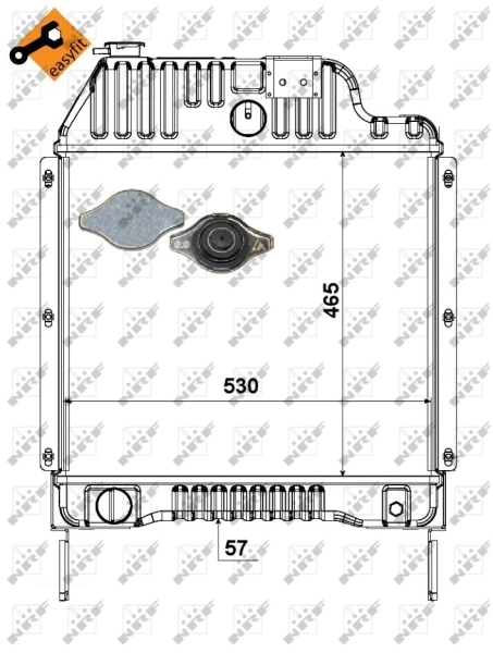 Radiator racire motor