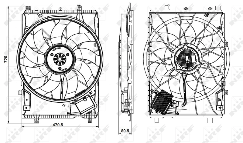 Ventilator radiator racire