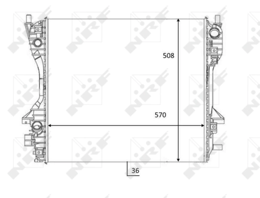 Radiator racire motor