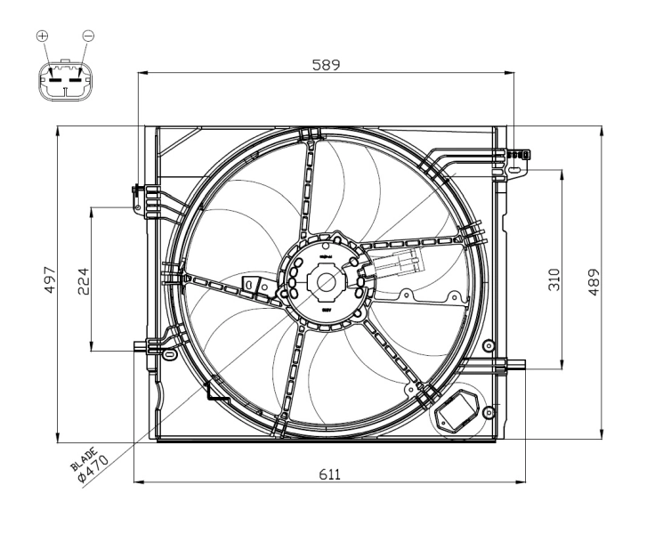 Ventilator radiator racire