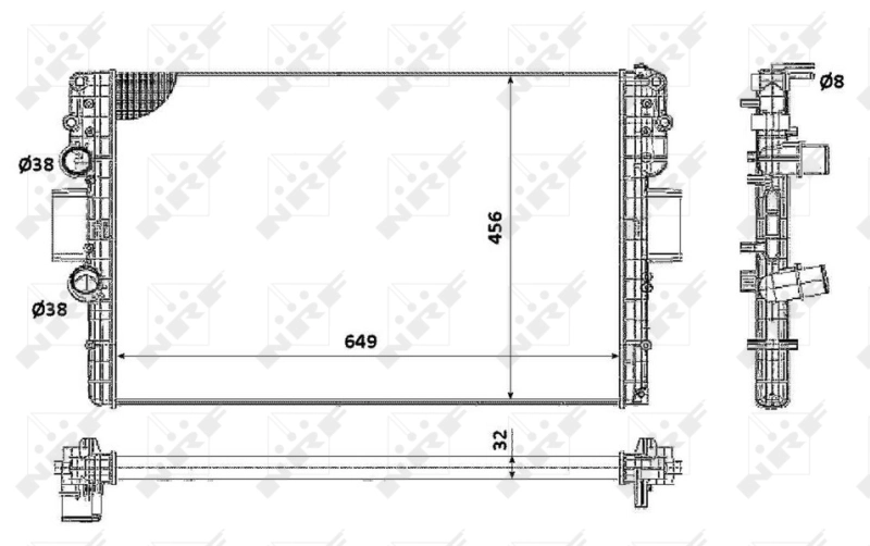 Radiator racire motor