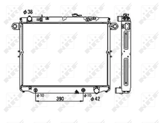 Radiator racire motor