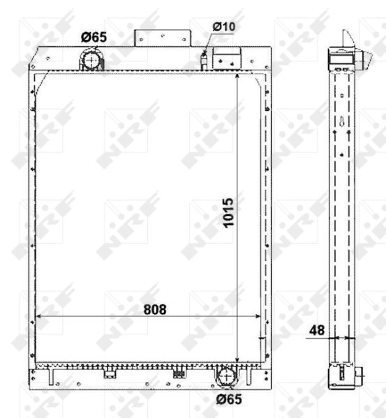 Radiator racire motor