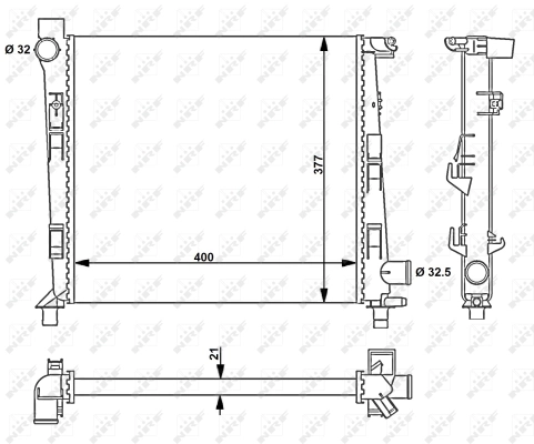 Radiator racire motor