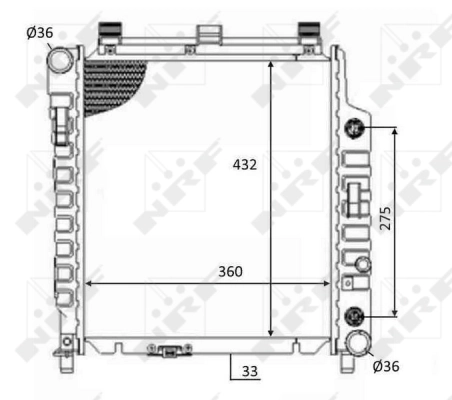 Radiator racire motor